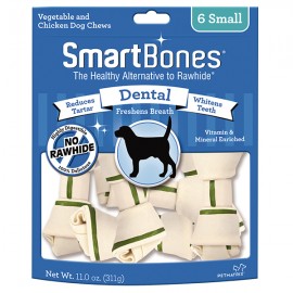 SMART BONES   迷你潔齒骨  4"  (牛奶薄荷味 6 支) SMART BONES   迷你潔齒骨  4"  (牛奶薄荷味 6 支)